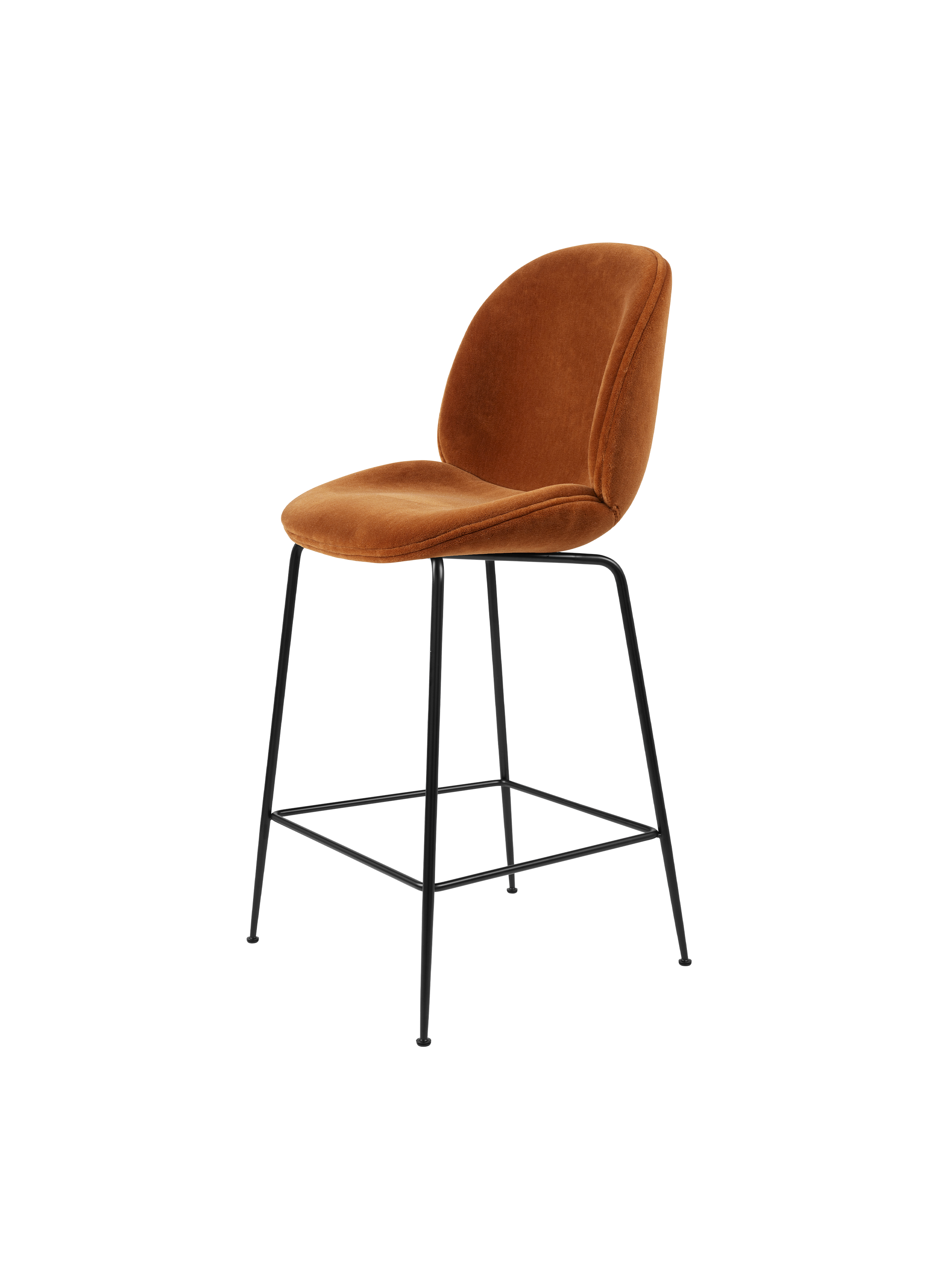 GUBI Beetle Counter Chair, Fully Upholstered